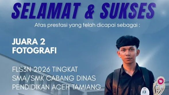 Siswa SMK Negeri 1 Kualasimpang Raih Juara II Fotografi FLS3N Aceh Tamiang